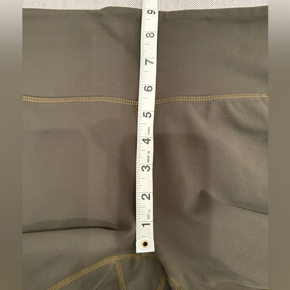 Athleta Moto “gleam” leggings olive green - Picture 13 of 15